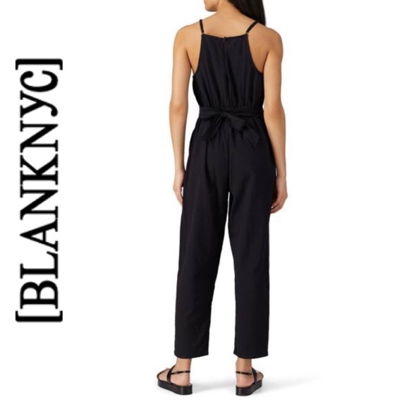 🆕 [BlankNYC] Paint It Black Jumpsuit, Color: Black; SZ:M. NWT! NOW$45. MRSP$98 - Picture 2 of 9